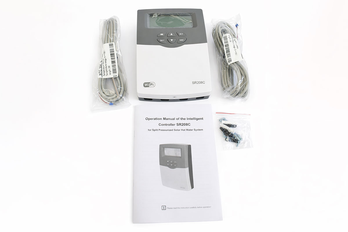 Controler panou solar SR208C WIFI pentru panouri 4 anotimpuri