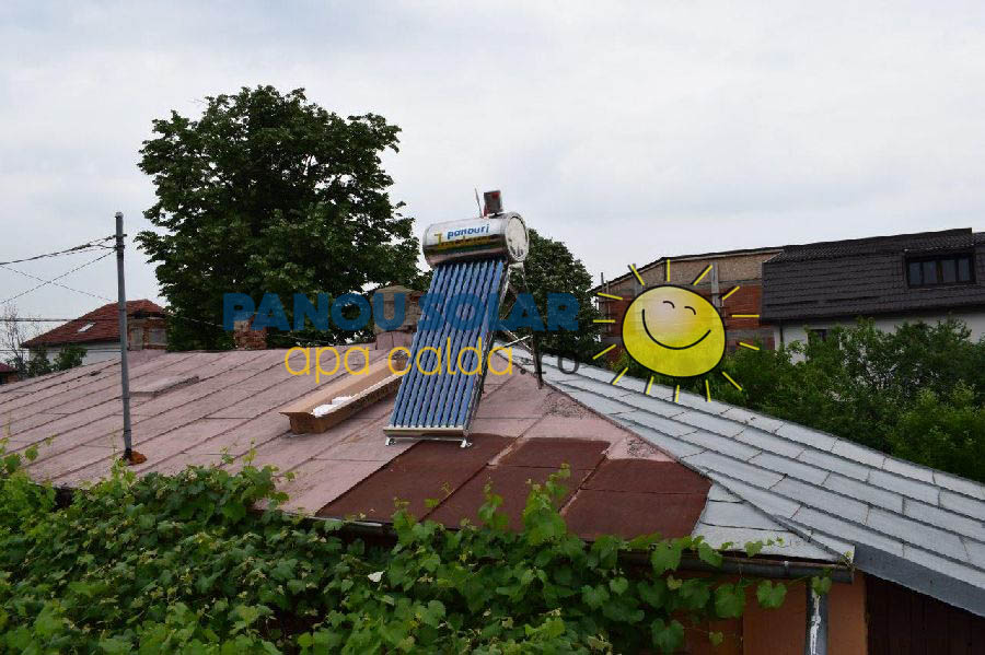 Montaj panou solar apa calda 100 litri nepresurizat, Bucuresti
