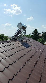 Montaj panou solar apa calda 100 litri presurizat, Balotesti