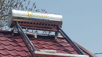 Montaj panou solar apa calda 150 litri nepresurizat, Buzau