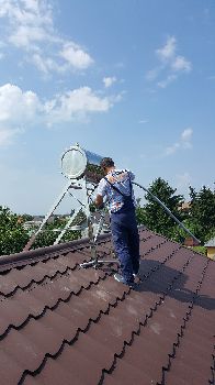 Montaj panou solar apa calda 100 litri presurizat, Balotesti