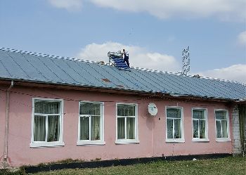 Montaj panou solar nepresurizat 150 litri, la scoala primara din comuna pietrosani, jud Teleorman